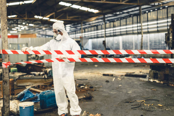Professional Biohazard technician working in Maysville, NC